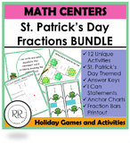 12 St. Patrick's Day Fractions Activities for Math Centers or IP