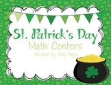 St. Patrick's Day Math Centers (Grades 3-5)