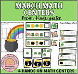 St. Patrick's Day Math Centers - Pre-k / Kindergarten Marc