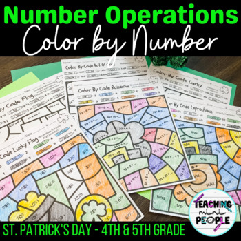 Preview of St. Patrick's Day Fraction Worksheets