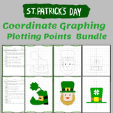 St. Patrick's Day Math Coordinate Graphing & Coloring Bund
