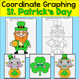 St. Patrick's Day Math Coordinate Graphing Pictures: Lepre