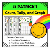 St Patrick's Day Math - Count, Tally, & Graph