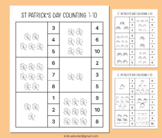 St. Patrick's Day Math Counting Numbers 1-10 Clip How Many