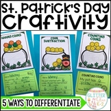 St. Patrick's Day Math Craft - Differentiated Leprechaun C