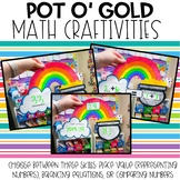 St. Patrick's Day Math Craft | Rainbow Math Craft | Pot of