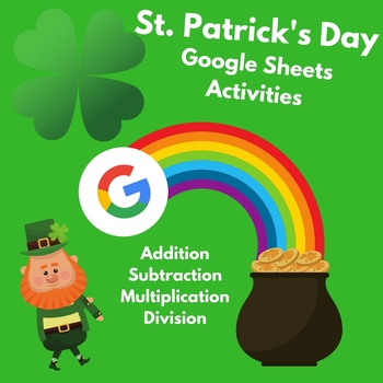 Preview of St. Patrick's Day Math Facts (Google Sheets/Microsoft Excel)
