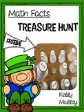 St. Patrick's Day Math Facts Treasure Hunt FREEBIE
