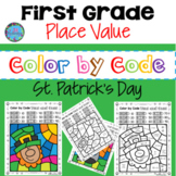 St. Patrick's Day Math First Grade Place Value (Tens and O