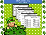 St. Patrick's Day Math Free-Multiplication-Ten Frames