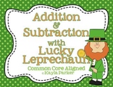 St. Patrick's Day Math Games Centers FREE