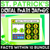 St. Patrick's Day Math Games for Kindergarten