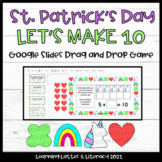 St. Patrick's Day Math Google Slides 10 Frames Luck Charm 