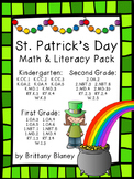 March & St. Patrick's Day Math & Literacy Pack