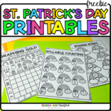 FREE St. Patrick's Day Math & Literacy Printables for Kind