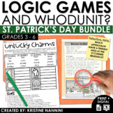 St. Patrick's Day Activities Math Logic Puzzles Whodunit B