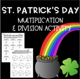 St. Patrick's Day Math: Multiplication & Division Activity