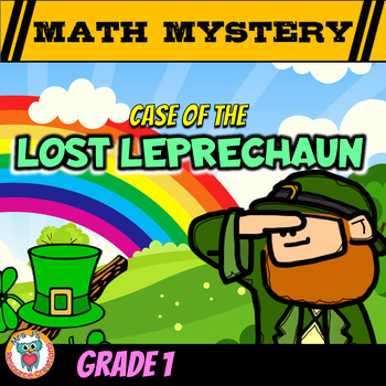 Preview of St Patrick's Day Math Mystery Activity - Case of The Lost Leprechaun