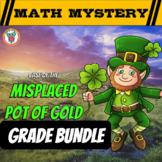 St Patrick's Day Math Mystery Game DIFFERENTIATED GRADE BU