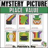 St. Patrick's Day Math Mystery Picture Place Value - St. P