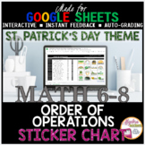 St. Patrick's Day Math Order of Operations DIGITAL STICKER