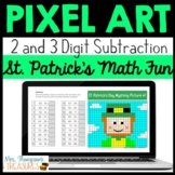 St. Patrick's Day Math Pixel Art for Google Sheets™ - 2 & 