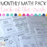 St. Patrick's Day Math Printables for Special Education