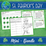 St. Patrick's Day Word Problems - Task Cards and Worksheets