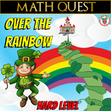 St Patrick's Day Math Quest - Over the Rainbow (HARD LEVEL)