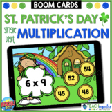 St. Patrick's Day Math Single Digit Multiplication BOOM Di