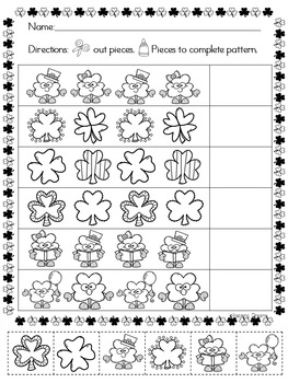 St. Patrick's Day Math Worksheets by Inspiring Dreams | TpT