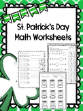 St. Patrick's Day Math Worksheets