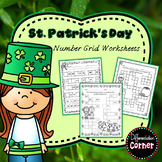 St. Patrick's Day Math Worksheets with 120 chart