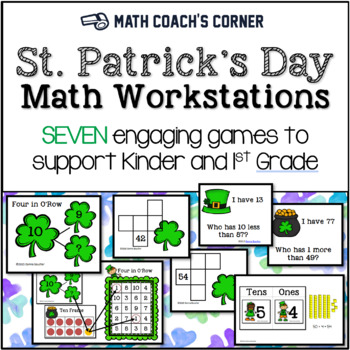 Preview of St. Patrick's Day Math Workstations
