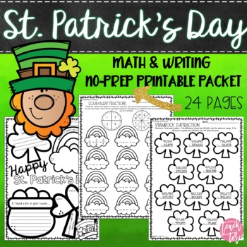 Preview of St. Patrick's Day Math & Writing Activities