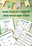 St. Patrick's Day Math and Literacy Activities