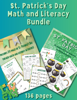 Preview of St. Patrick's Day Math and Literacy BUNDLE