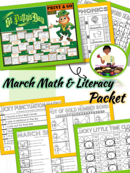 Preview of St. Patrick's Day | Math and Literacy | March Early Finishers Packet