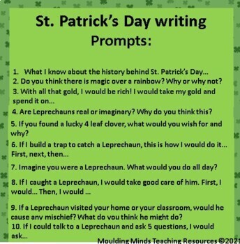 Preview of St. Patrick's Day Math and Literacy Fun
