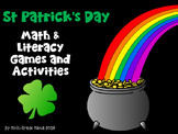 St. Patrick's Day Math and Literacy Games and Activities