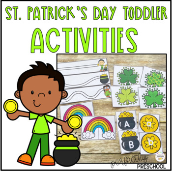 Preview of St. Patrick's Day Math and Literacy Toddler Activities