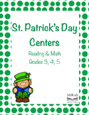 St. Patrick's Day Math and Reading Centers
