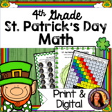 St. Patrick's Day Math Activities for 4th Grade | PRINT & DIGITAL