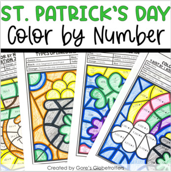Preview of St. Patrick's Day Math for Upper Elementary
