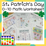 St. Patrick's Day Math with Abacus Activities Counting Num