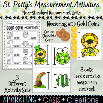 Preview of St. Patrick's Day Measurement Activity Set