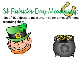 Preview of St. Patrick's Day Measuring