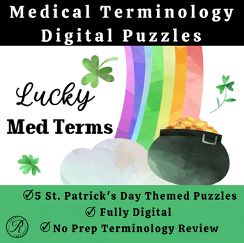 Preview of St. Patrick’s Day Medical Terminology Puzzle | Digital Resource