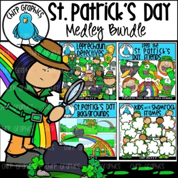 Preview of St. Patrick's Day Medley Clip Art Bundle