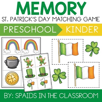 What comes next. Saint Patrick Day matching activity for preschool